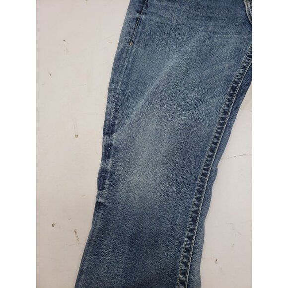 Silver Jeans Co. Elyse Skinny Ankle Size W25/L27 Medium Wash Denim Blue Jeans - Picture 7 of 16